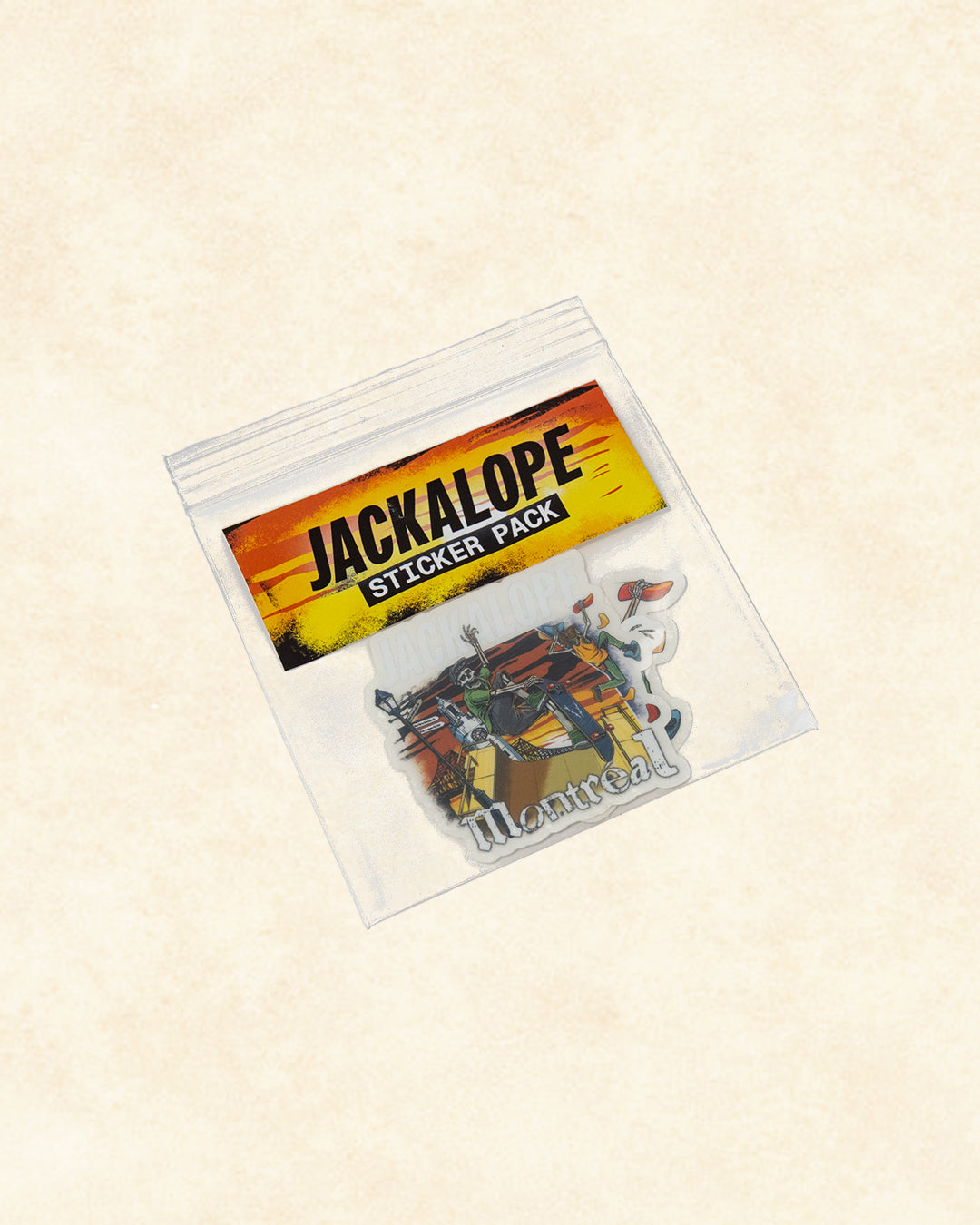 JACKALOPE Montréal 2025 Pack de Stickers - Édition Limitée